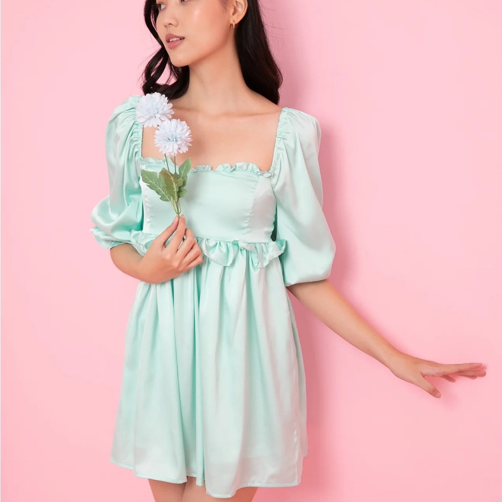 Lunellery Celeste Dress in mint XS